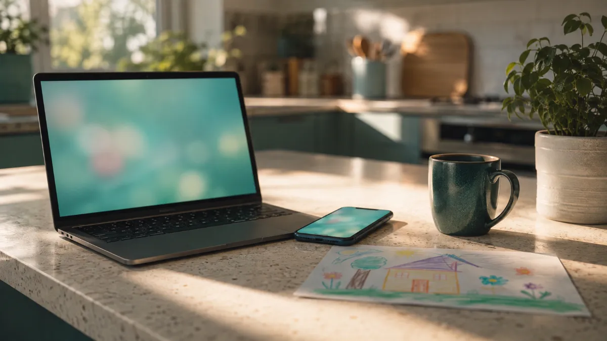 The family hub open on every screen
